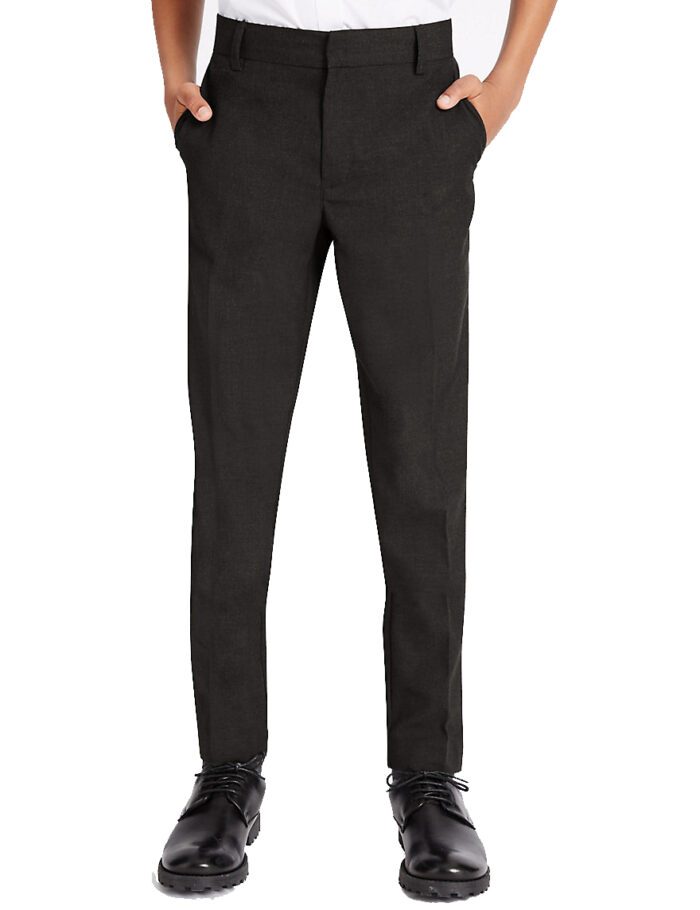 Black slim leg trouser