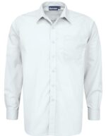white classic shirt long sleeve
