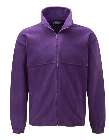 Purple fleece jacket