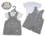 Baby 2 Pieces Dungaree Set - Elephant