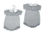 Grey Baby Romper